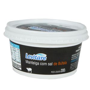 Manteiga De Búfala Levitare Com Sal 180g