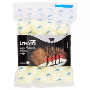 Queijo Búfala Levitare Mozzarella Cereja Vácuo 250g