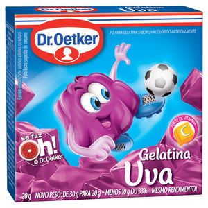 Gelatina Dr Oetker Uva 20g