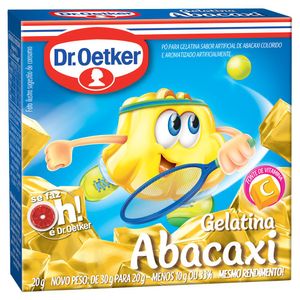 Gelatina Dr Oetker Abacaxi 20g