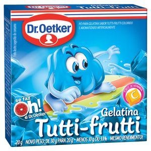 Gelatina Dr Oetker Tutti Frutti 20g