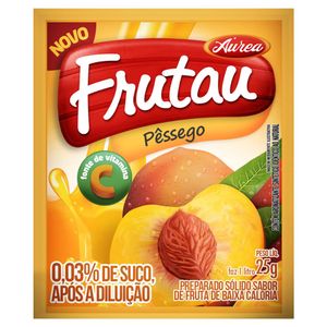 Refresco Pó Frutau 25g Pêssego