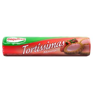 Biscoito Recheado Orquidea Tortíssimas Morango 130g