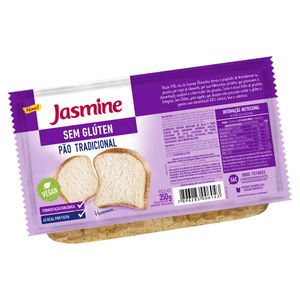 Pão Jasmine Tradicional Sem Glúten Fatiado 350g