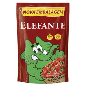 Extrato De Tomate Elefante Sachê 2kg