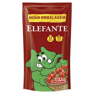 Extrato De Tomate Elefante Sachê 1,02kg