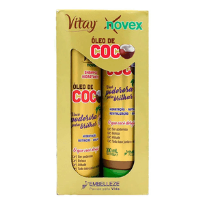 Shampoo + Condicionador Novex 300ml Oleo De Coco