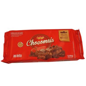 Cobertura Jazam Chocomais Confeiteiro Ao Leite Barra 1,01kg