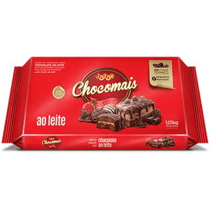 Cobertura Jazam Chocomais Confeiteiro Em Pedaços Sabor Ao Leite 1,01kg