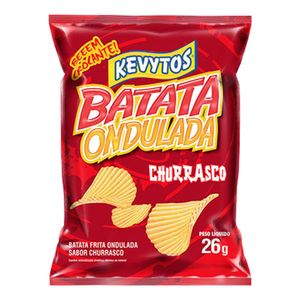 Salgadinho Kevytos Batata Onda Churrasco 26g.