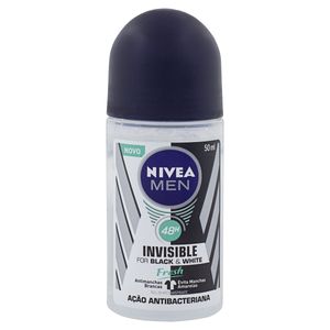 Desodorante Nívea Roll-On Invisible Black & White Fresh 50ml