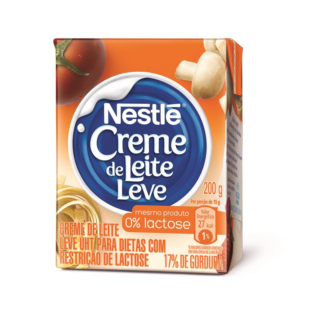CREME LEITE NESTLÉ ZERO LACTOSE 200G - Treichel Delivery