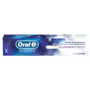 Creme Dental Oral-B 3d White Glamurous 90g