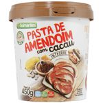 Pasta de amendoim integral com cacau - Guimarães - 450 g