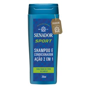 Shampoo Senador 2x1 Gold 200ml