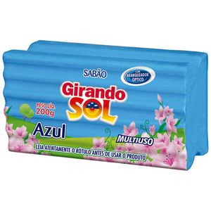 Sabão Girando Sol Azul 200g