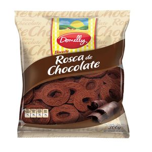 Biscoito Domelly Rosca Chocolate 300g