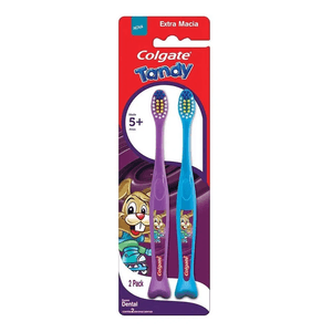 Escova Dental Colgate Infantil Tandy 5+ C/2 Unidades