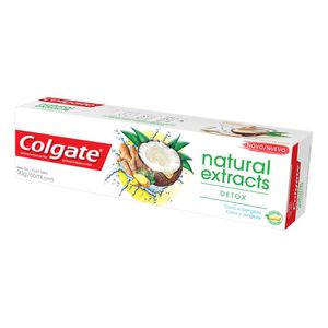 Gel Dental Colgate Natural 90g Al 12% Extracts Detox