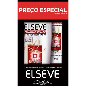 Kit Elseve Shampoo 375ml + Condicionador 170ml Rt5