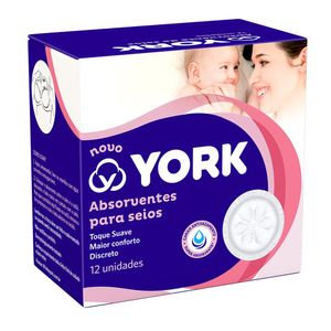 Absorvente Seios York C/12