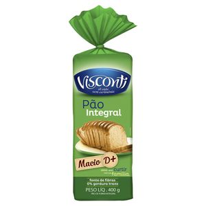 Pão Visconti De Forma Integral 400g