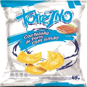 Salgadinho Torrezmo Costelinha De Porco Com Limão 45g