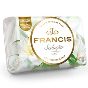 Sabonete Francis Suave Branco Lírio 85g