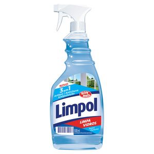 Limpa Vidros Limpol Tradicional 4em1 Gatilho 500ml
