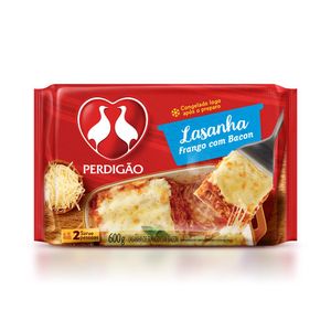 Lasanha Perdigão Frango Com Bacon Congelada 600g