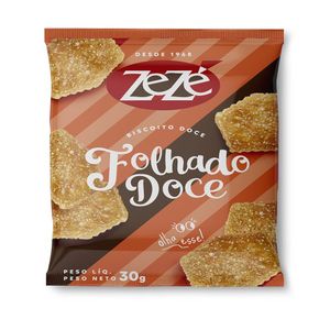 Biscoito Zezé Folhado Doce 30g