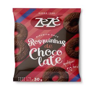 Biscoito Zezé Rosquinha 30g Chocolate