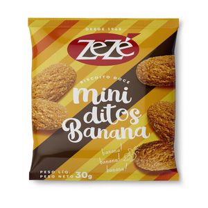 Biscoito Zezé Miniditos 30g Banana