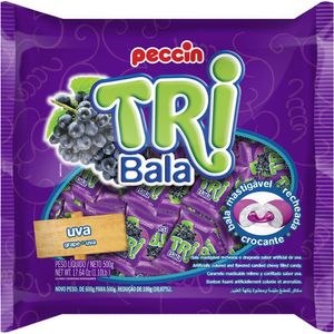 Bala Peccin Tribala Uva 500g