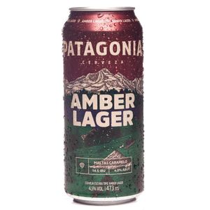 Cerveja Patagonia Amber Lager Lata 473ml