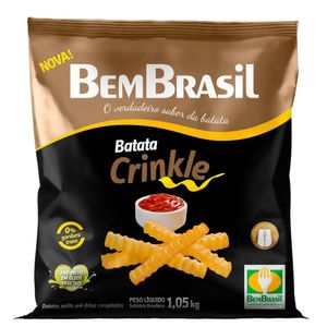 Batata Congelada Bem Brasil Crinkle 1,05kg