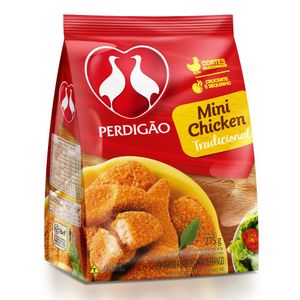 Empanado Perdigão Mini Chickien Tradicional Frango Congelado 275g