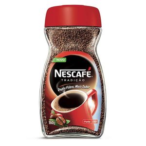 Café Solúvel Nescafé Tradição Vidro 160g