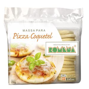Massa Para Pizza Romena Coquetel 250g