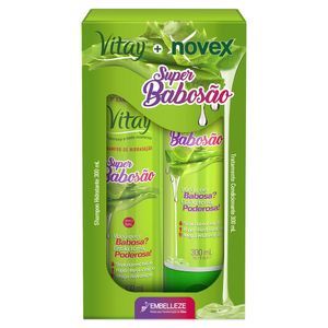 Shampoo + Condicionador Novex Vitay 300ml Babosão