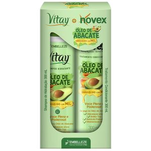 Shampoo + Condicionador Novex Vitay 300ml Abacate