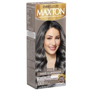 Coloração Maxton Econômica 001 Cinza Charcoal