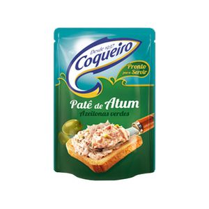 Pate Atum Coqueiro Sachê 170g Azeitona Verde