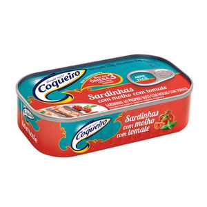 Sardinha Coqueiro Com Molho De Tomate 75g
