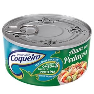 Atum Coqueiro Em Pedaços Em Óleo 110g