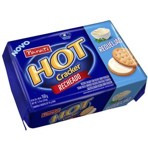 Biscoito Parati Recheio Sabor Requeijão Hot Cracker 150g