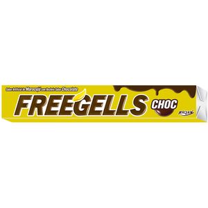 Drops Freegells Recheado Sabor Chocolate Maracuja 31g