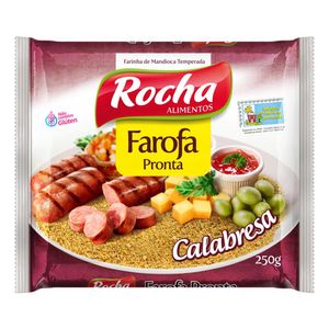 Farofa Pronta Rocha Mandioca Calabresa 250g