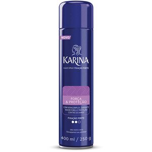 Fixador Karina Hair Spray 400ml Fixação Forte