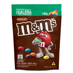 Confeito M&Ms Chocolate Ao Leite 148g